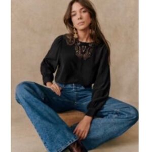 Sézane silk blouse Carlotta